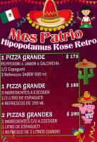 Hipopotamus Rose Retro menu