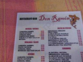 Don Ramon menu