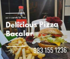 Delicious Pizza, Bacalar. food