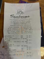 Sanborns menu