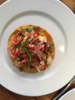 Tiradito Fish Tacos Raw inside