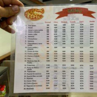 Pizza Baez menu