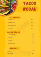 Tacos Wooau menu