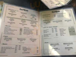 Churros Sangines menu
