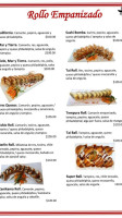 Sushi-tai menu