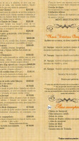 Las Pichanchas menu
