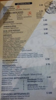 Angustina Mezcal Cocina menu