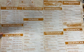 Celupizzas Frank menu