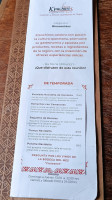 K'puchinos Restaurante Bar menu