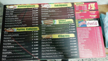 La Perrada Mexicana menu