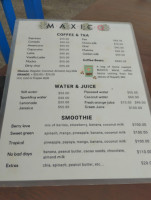 Maxico Mx Coffee Bistro menu