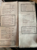 Vecchio Fascino Pizza e Caffe menu
