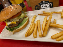 Young’s Burger inside