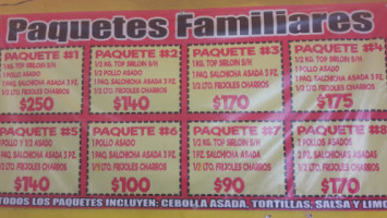 Tacos Y Pollos Asados El Polo menu