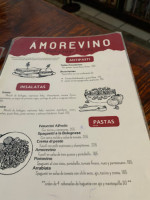 Amorevino Pasta Y Pizza A La Leña menu