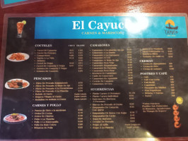 El Cayuco menu