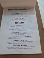 Taco Sireno menu