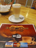 Irish Coffee. Cafeteria inside