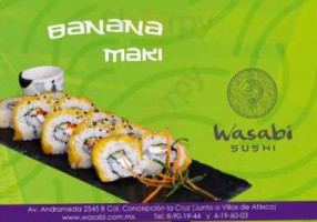 Wasabi Sushi Bar food