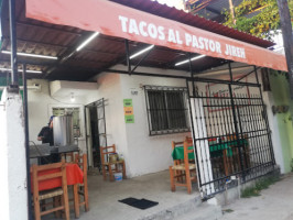 Tacos Al Pastor Jireh, Asada Al Carbón Y Chorizo. inside