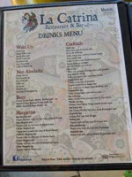 La Catrina Restaurant Bar menu