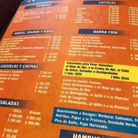 La Barra De Alvarado menu