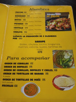 Tacos Don Jorge menu