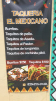 Taquería El Mexicano food
