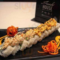 Sushi House Rolls Beer food