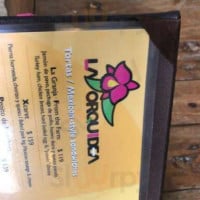 Cafetería La Orquídea menu