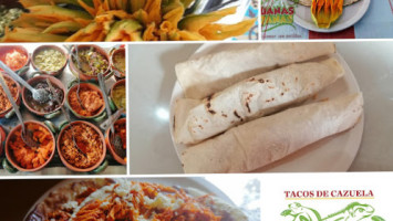 Tacos De Cazuela Iguanas Ranas food