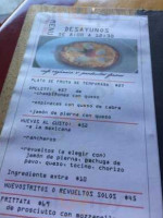 Café Del Ferrocarril food