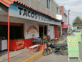 Huaraches Pablo menu