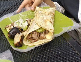 Tacos De Carne Asada Y Longaniza La Fragua food