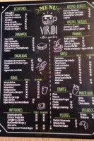 Viridi Coffee Garden menu