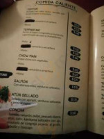 Mochi Cocina Asiatica menu