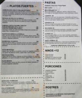 Adelita Bar & Grill menu