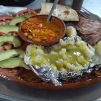 Taquería La Flamita food