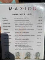 Maxico menu