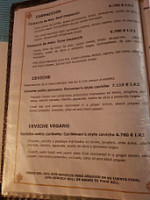 Budda Cafe menu