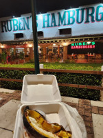 Ruben's Hamburgers food