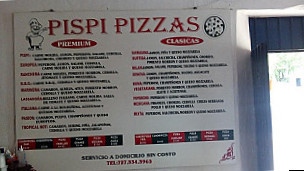 Pizzas Pispi menu