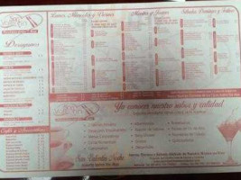 San Valentin Restaurante Bar menu