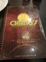 Chiang's Cocina China menu