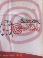Sazón 100% Peruano food