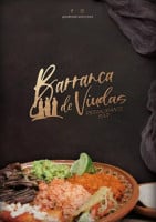 Barranca De Viudas food