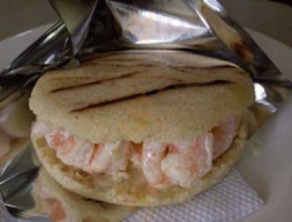 Gorditas Arepas Rellenas food