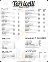 Pizza Torricelli menu