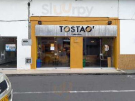 Tostao' Café Pan outside