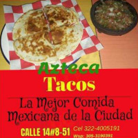 Azteca Tacos food
